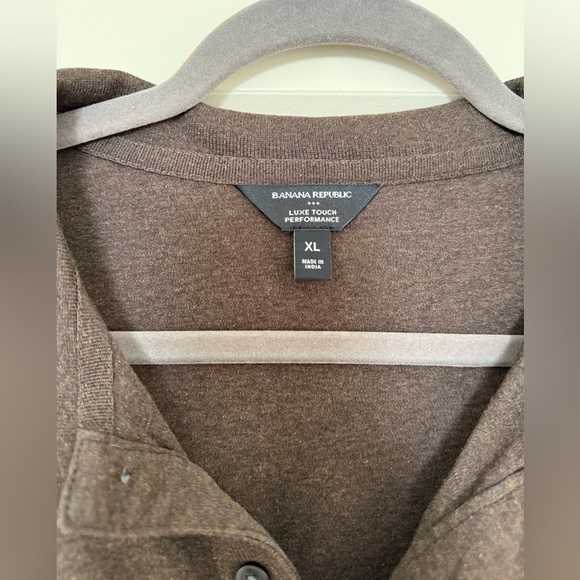 Banana Republic Men's Brown Polo Shirt size xl - Picture 2 of 3